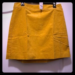 J. Crew Mini Corduroy Skirt Size 10